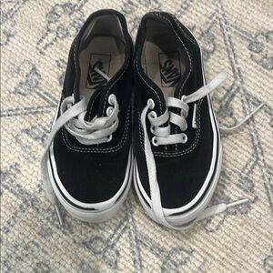 Vans Kids Black Sneakers size 12
